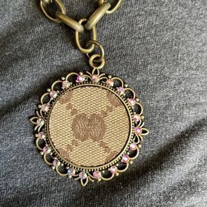 **GG Upcycled Lobster clamp necklace**